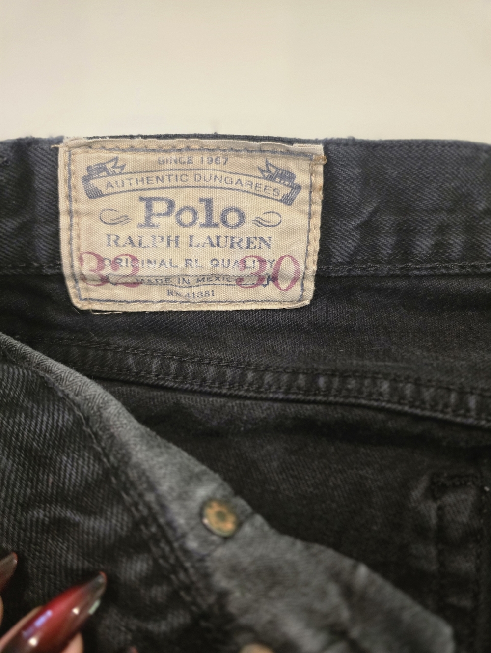 Polo by Ralph Lauren Black Slim Men’s Jeans - Picture 4 of 10